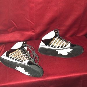 DSQUEARED2 Italian made Black  hightop women shoes